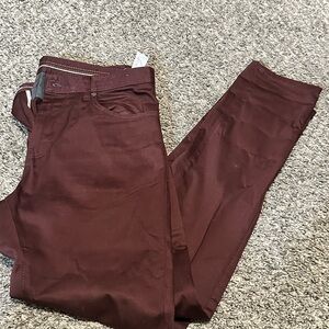 Zara Burgundy Men's Trousers